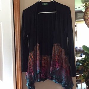 Kathmandu Standard Size long sleeve tie die Tunic